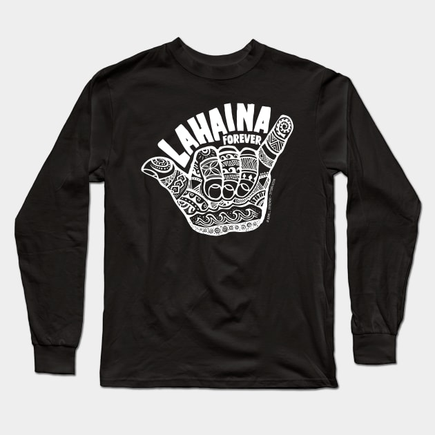 Hang Loose Lahaina Forever Long Sleeve T-Shirt by Jitterfly